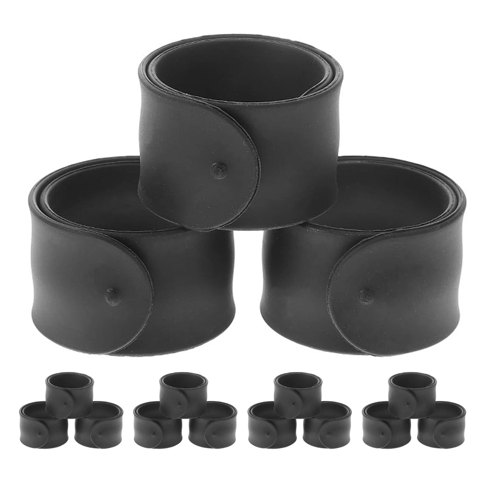 

18 шт. DIY силиконовые ленты пустые браслеты с застежкой для вечеринок школьные поделки подарки на день рождения наручные силиконовые браслеты