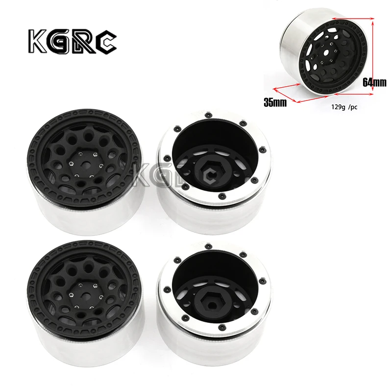 1 Set 2.2 inch alloy wheel hub for 1/10 simulation climbing car tire locking wheel hub scx10 trx-4 polar wheel hub W26 US $26.04