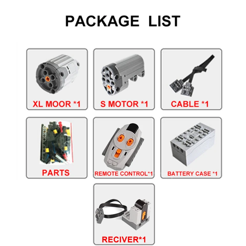 New Power Functions For 42056/20001 Motorizing Car Building Blocks With PDF Engine SWAP (Only Motor Engine,No Car)