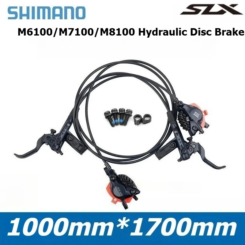 

Гидравлический дисковый тормоз SHIMANO M6100/M7100/M8100 для велосипедов, 2-поршневой, для MTB