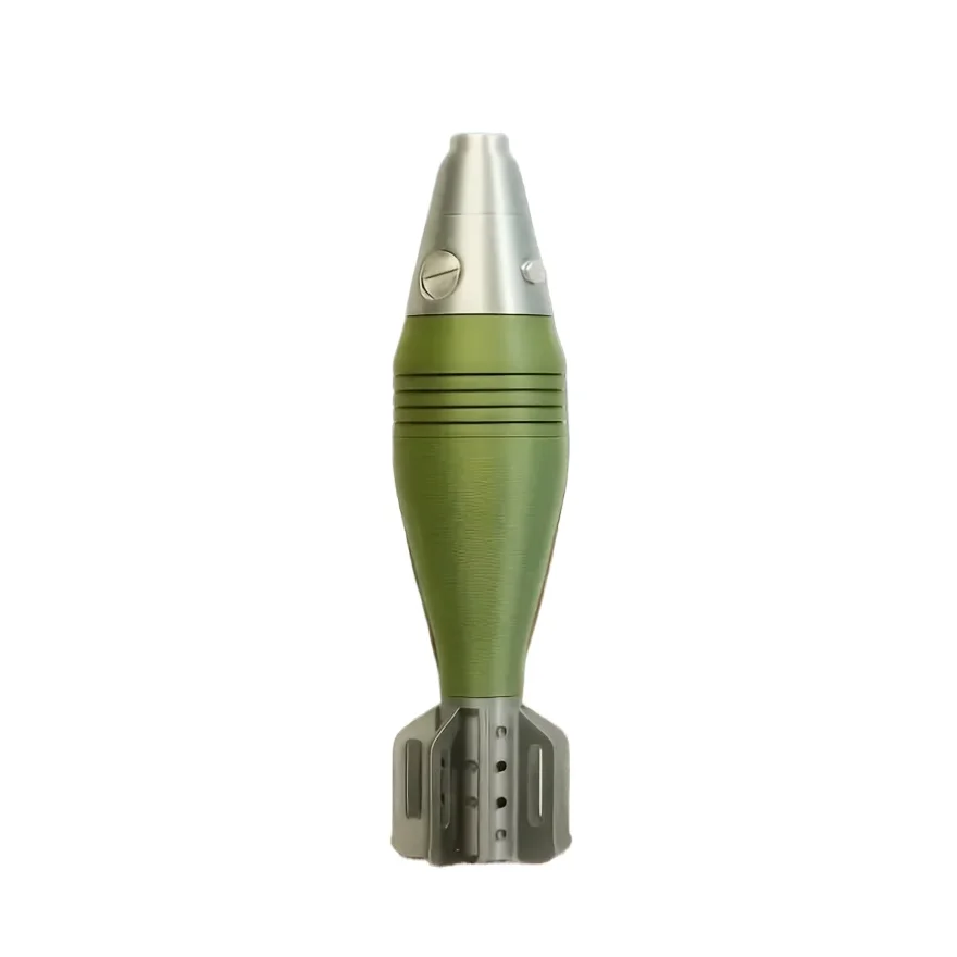 60MM 1:1 mortar shell model, howitzer, military shell, hardcore desktop ornament view 6
