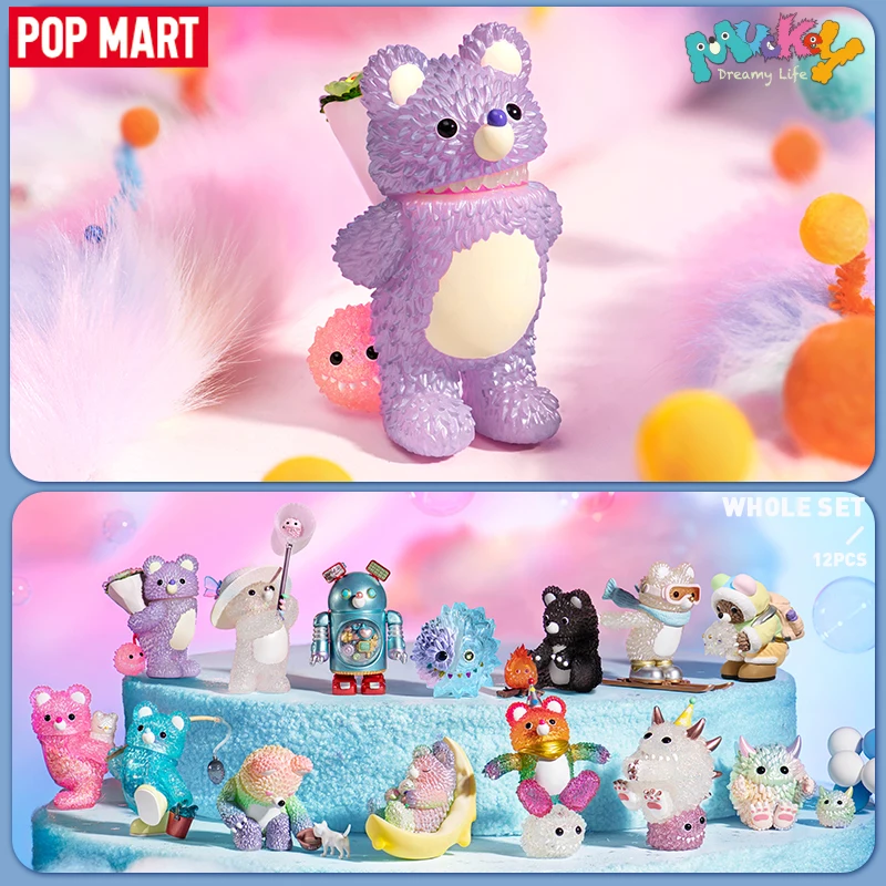 

POP MART INSTINCTOY Muckey Dreamy Life Series Blind Box 1PC/12PC Cute Doll Birthday Gift Kid Toy Mystery Box