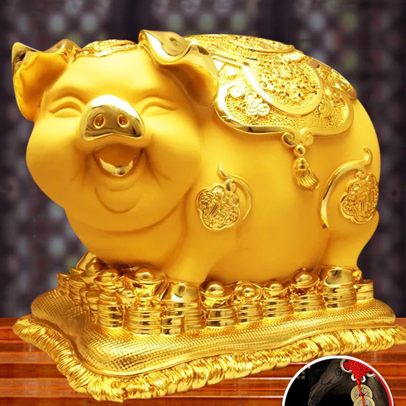 

Gift Minimalism Money Box Safe Cash Lucky Cartoon Pendant Chinese Style Money Box Prevention Originality Cofre Room Decoration