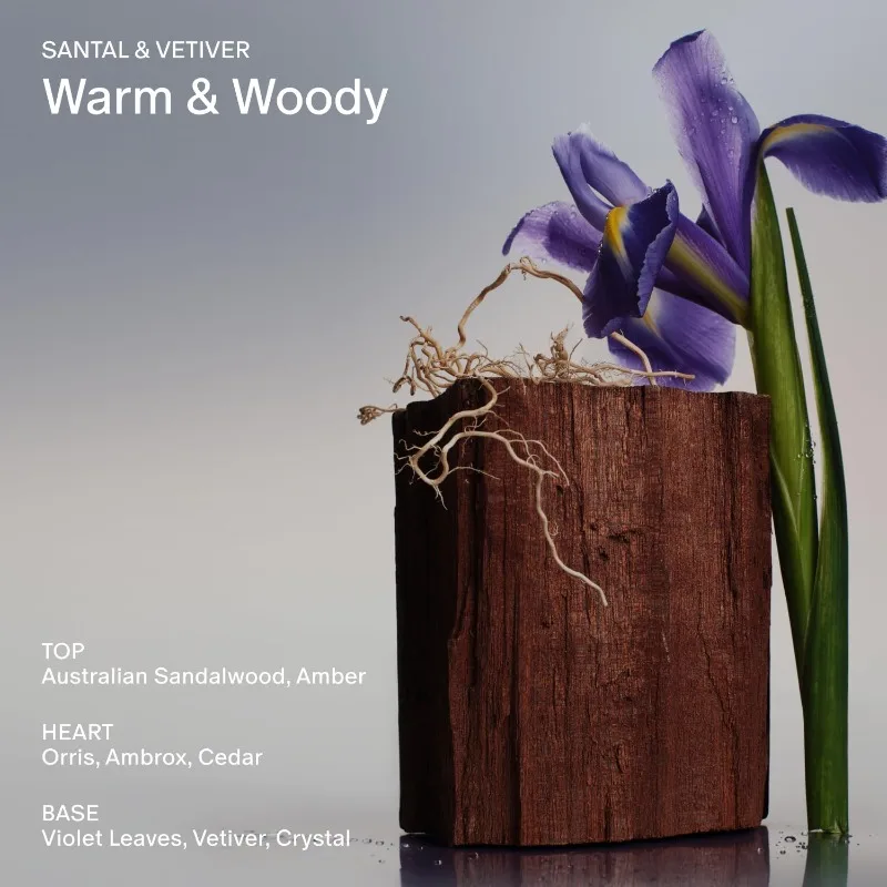 عطر Salt & Stone Body Mist Santal Vetiver Scent للعناية بالبشرة، بخاخ شعر الجسم للنساء والرجال