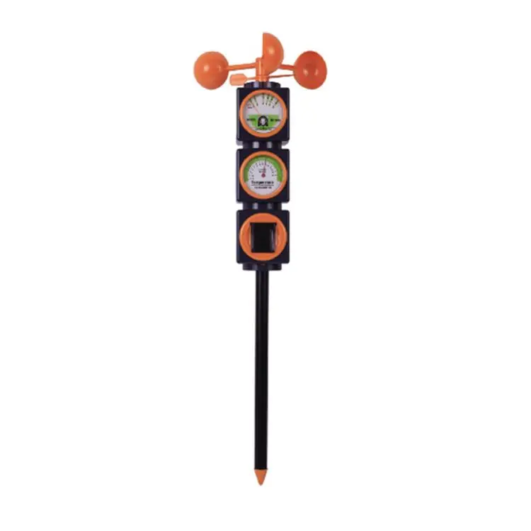 Educational Wind Speed Measurement Tool with Rotating Wind Cup Blade Anemometer