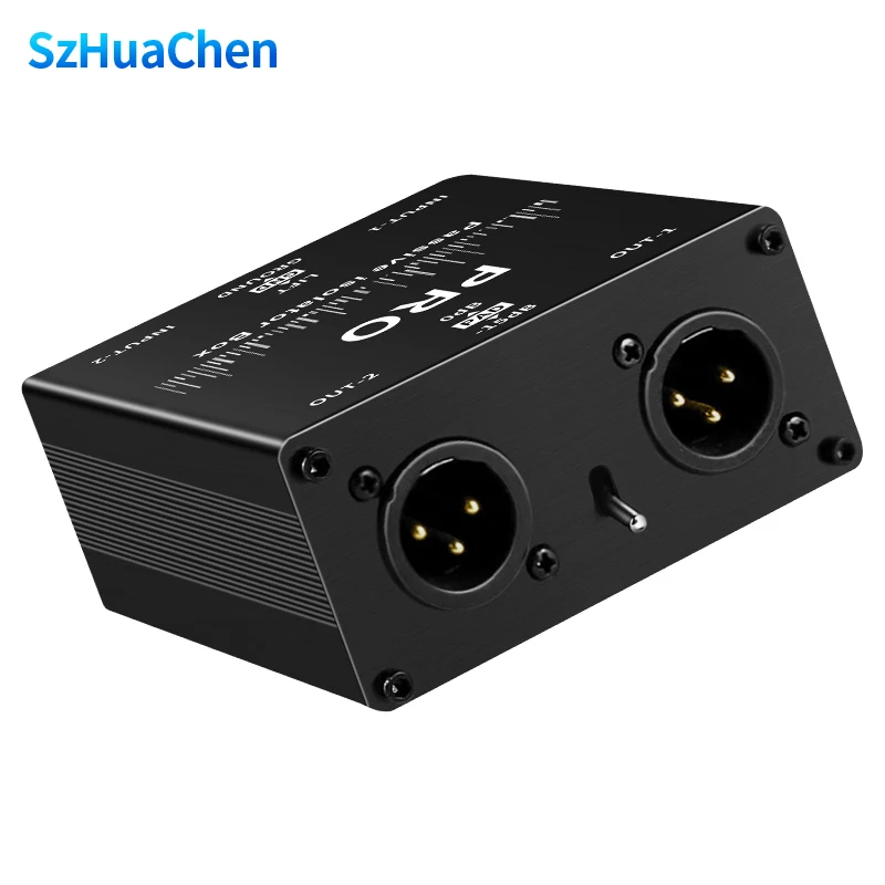 Dual channel Audio Isolator，Audio Noise Filter Noise Suppressor Isolator Live Broadcast Mixer  Audio Signal Noise Reducer