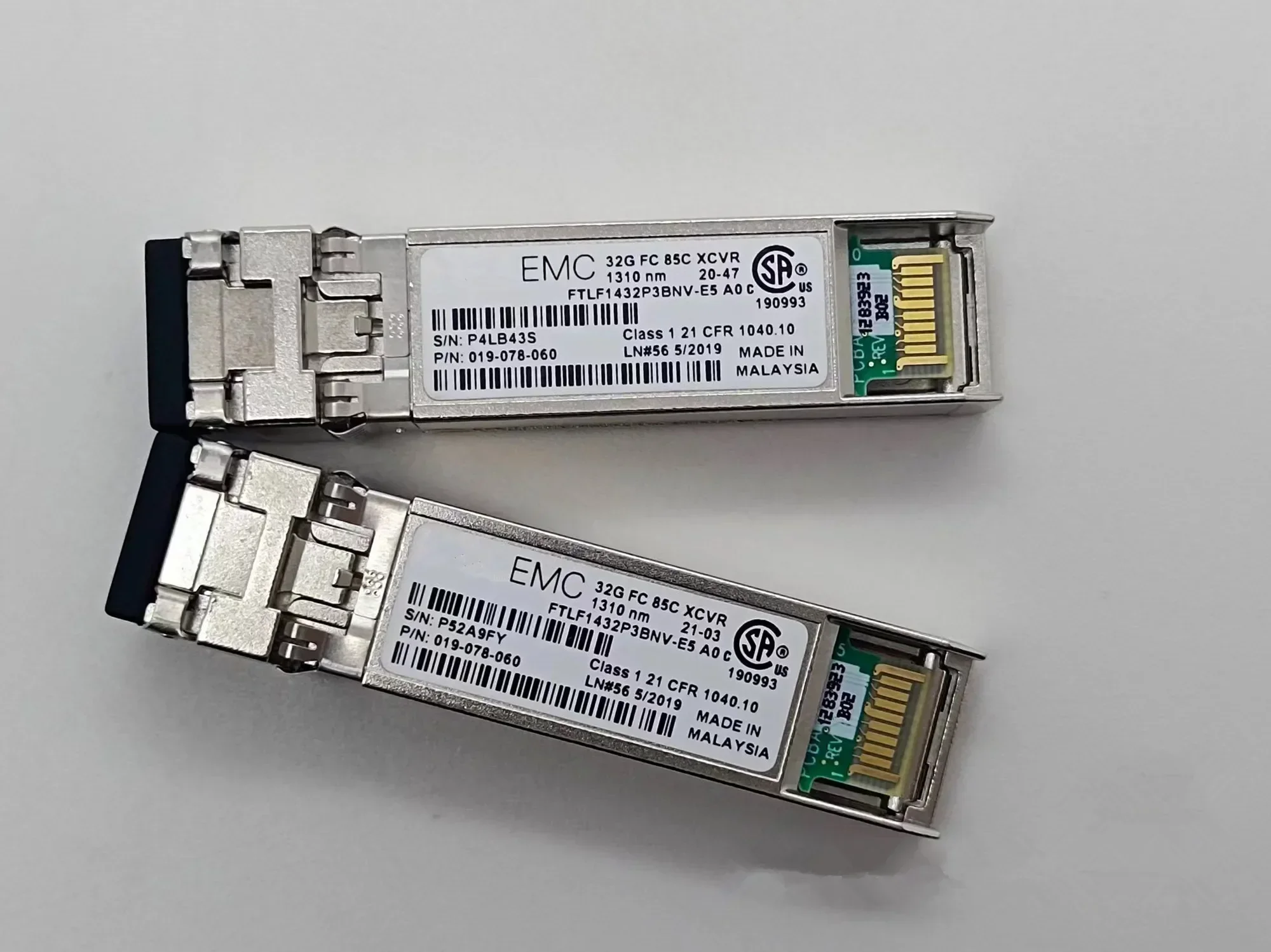 1 Transceptor SFP de 32 GB, 10 km, Interruptor de Fibra FTLF1432P3BNV-E5, 32G FC XCVR, 1310 nm, 019-078-060