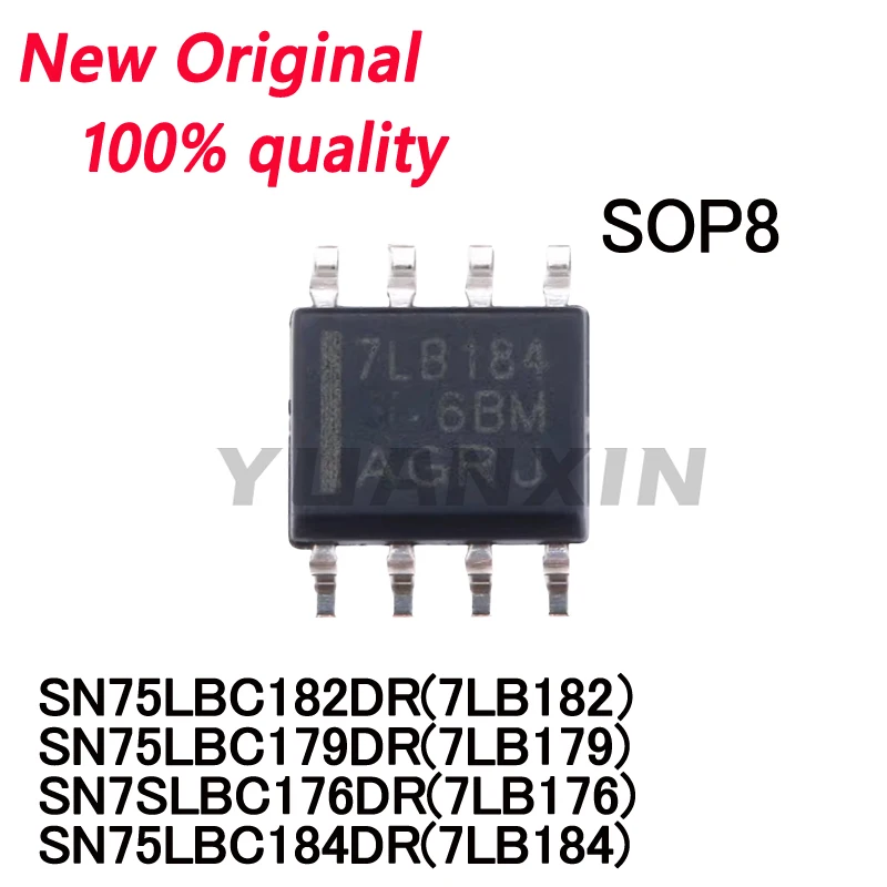 10/PCS New SN75LBC176DR 7LB176 SN75LBC182DR 7LB182 SN75LBC179DR 7LB179 SN75LBC184DR 7LB184 SOP8 Chipset In Stock