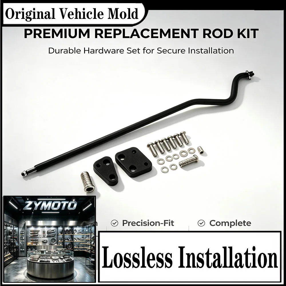 FOR Harley Dyna FXDWG FXD 2006-2017 Reduced Reach Forward Control Adapter Kit Gloss Black