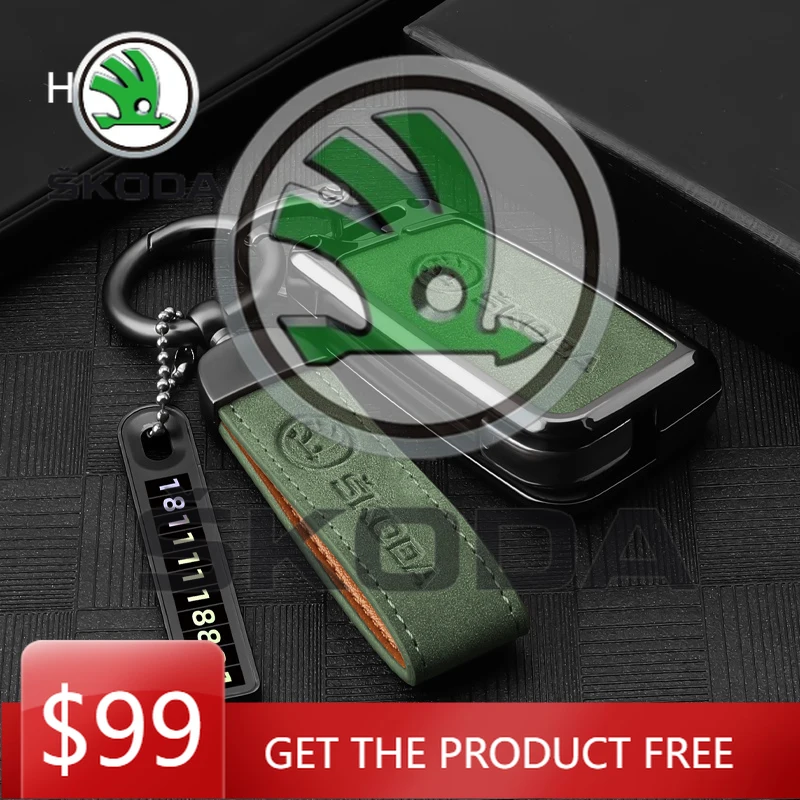 

For Skoda Car Remote Key Fob Case Cover Shell For Skoda Octivia Superb Fabia 1 2 Octavia A7 RS Superb Rapid Yeti Karoq Vision Ac