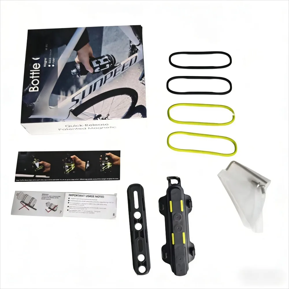 Mountain Road Bicycle Magnetic Water Bottle Holder Quick Detachable and Easy to Take Compatible With Market Water Bottle image 3