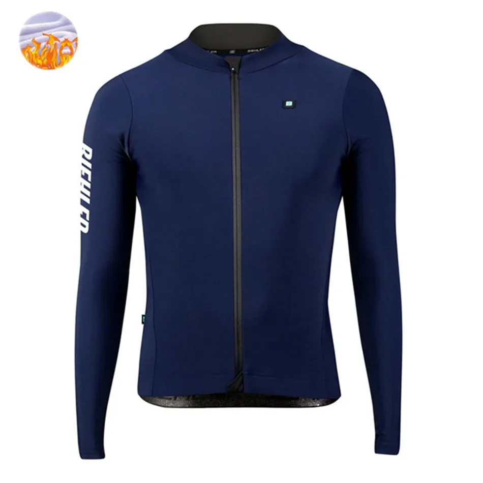 

Biehler Winter Thermal Fleece Cycling Jersey Men Bike Long Sleeve Warm Tops Ropa Ciclismo Hombre Outdoor Sports Bicycle Jackets