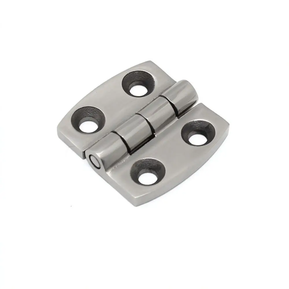 Reliable 316 Stainless Steel Hinge Industrial Electrical Cabinet Door Hardware Thickened Fan Shape Flat Open Connector HT067
