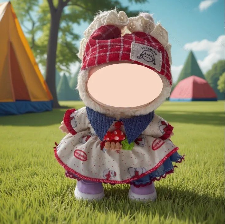 

17cm doll first, second and third generation dress set,dress-up doll,pastoral cute style