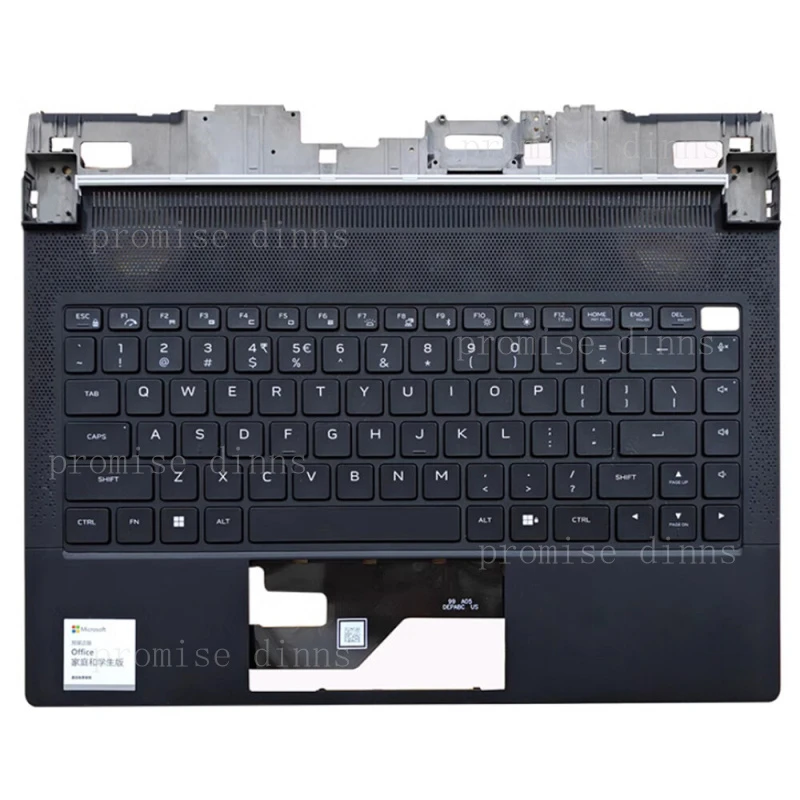 

M For DELL Alienware X14 R1 Laptop Keyboard Palmrest Upper Case Black 052P24 52P24