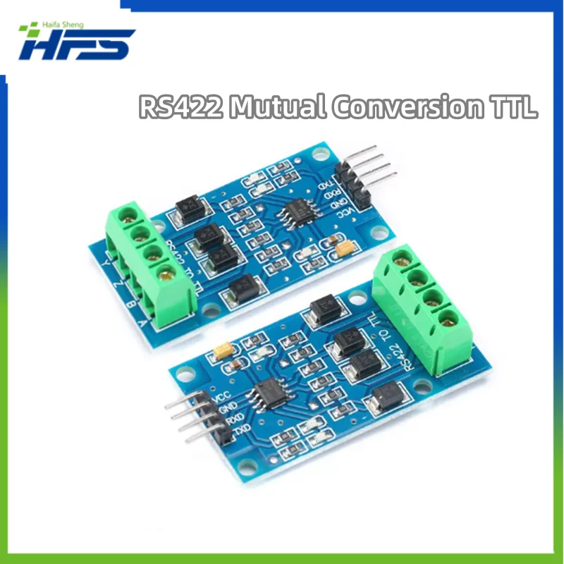 

RS422 Mutual Conversion TTL Bidirectional Converter Module Signal Full Duplex 422 to Single-chip MAX490 to TTL Module