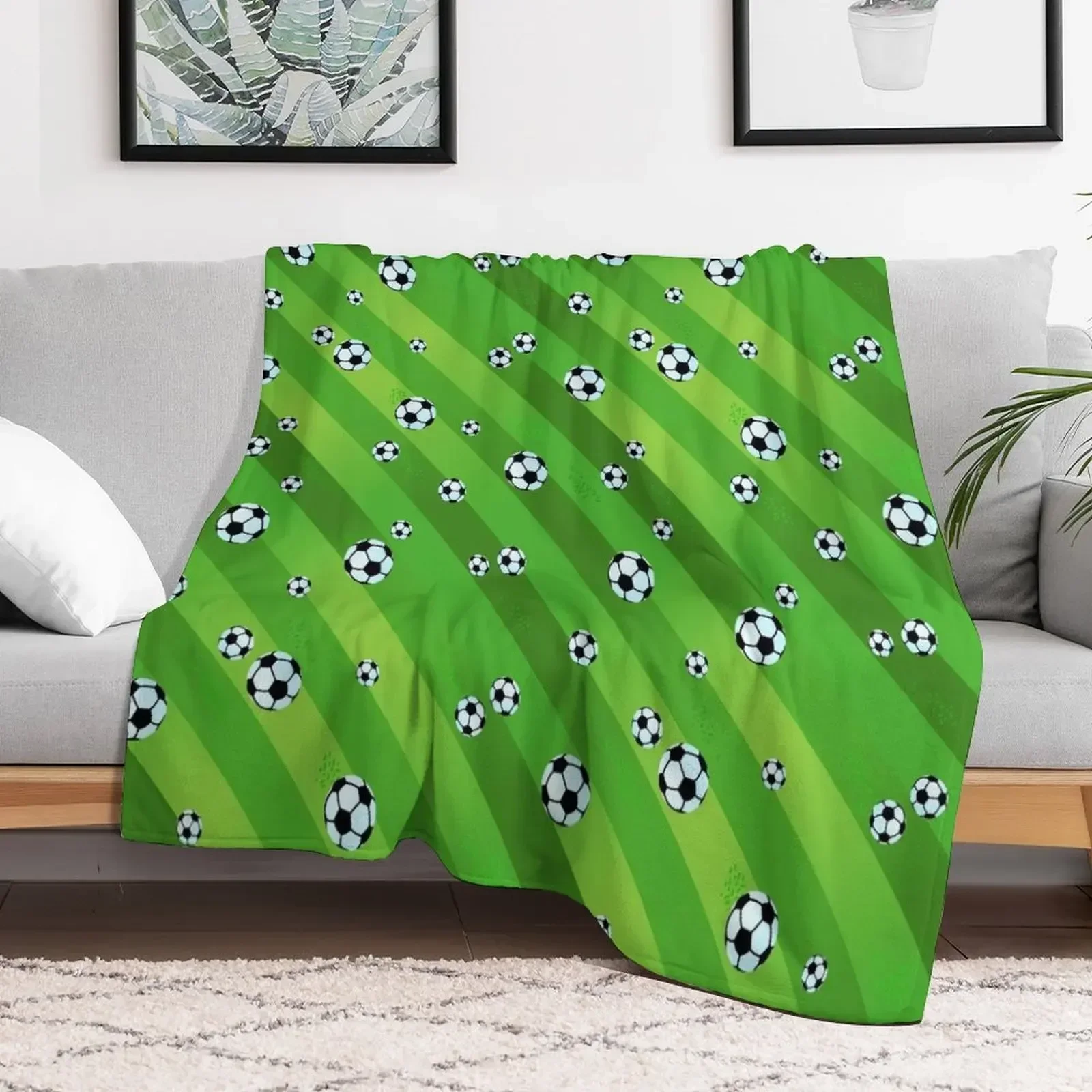 Futbol sahası ve topların kusursuz modeli Battaniye Atma Seyahat Kış yatakları Battaniyeler