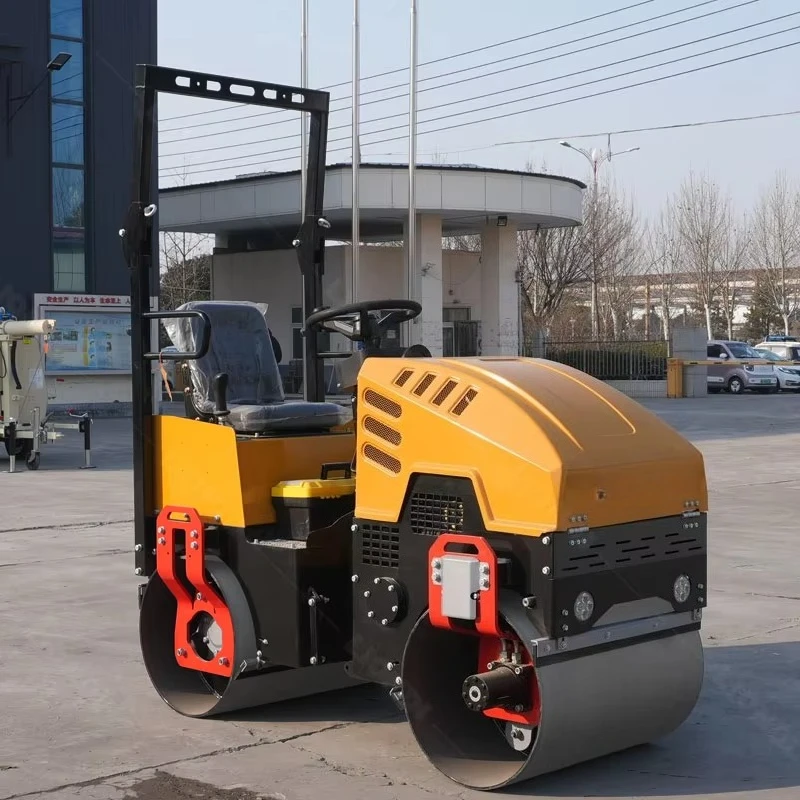 Mini Vibratory Compactor Road Roller Hydraulic Machine For Sidewalk And Driveway Compaction