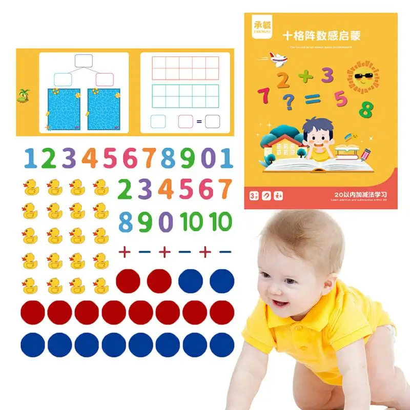 

Magnetic Fraction Puzzle Educational Math Manipulative Math Ten Frames Homeschool Supplies Math Counters Games Teaching Aids For