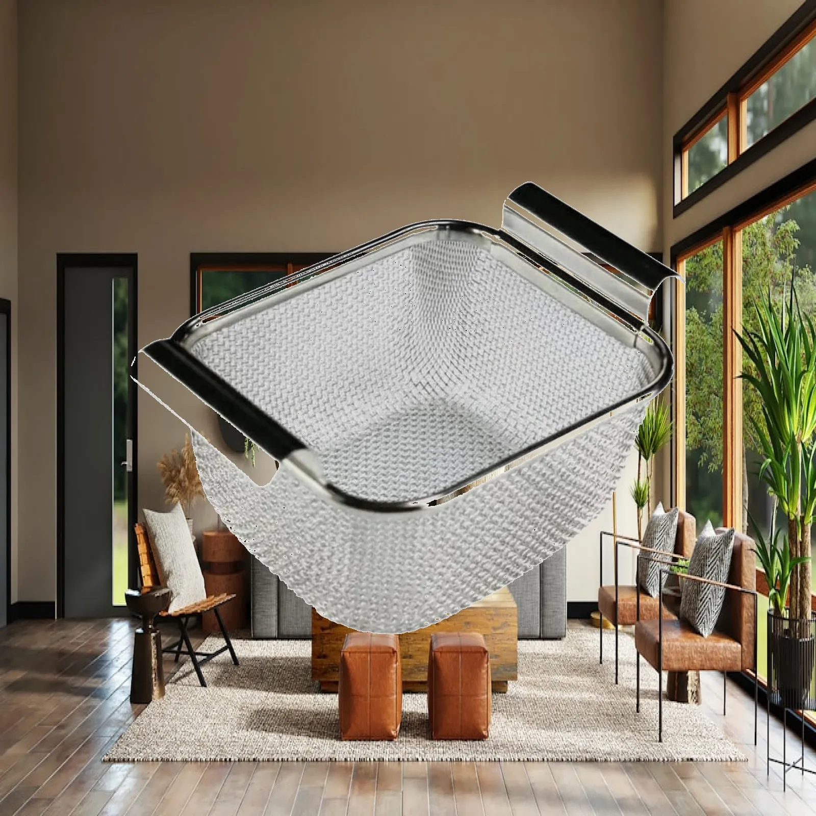 Stainless Steel Mesh Cleaning Basket Ultrasonic Cleaner Organizer for Cleaning Silver Jewelry Parts