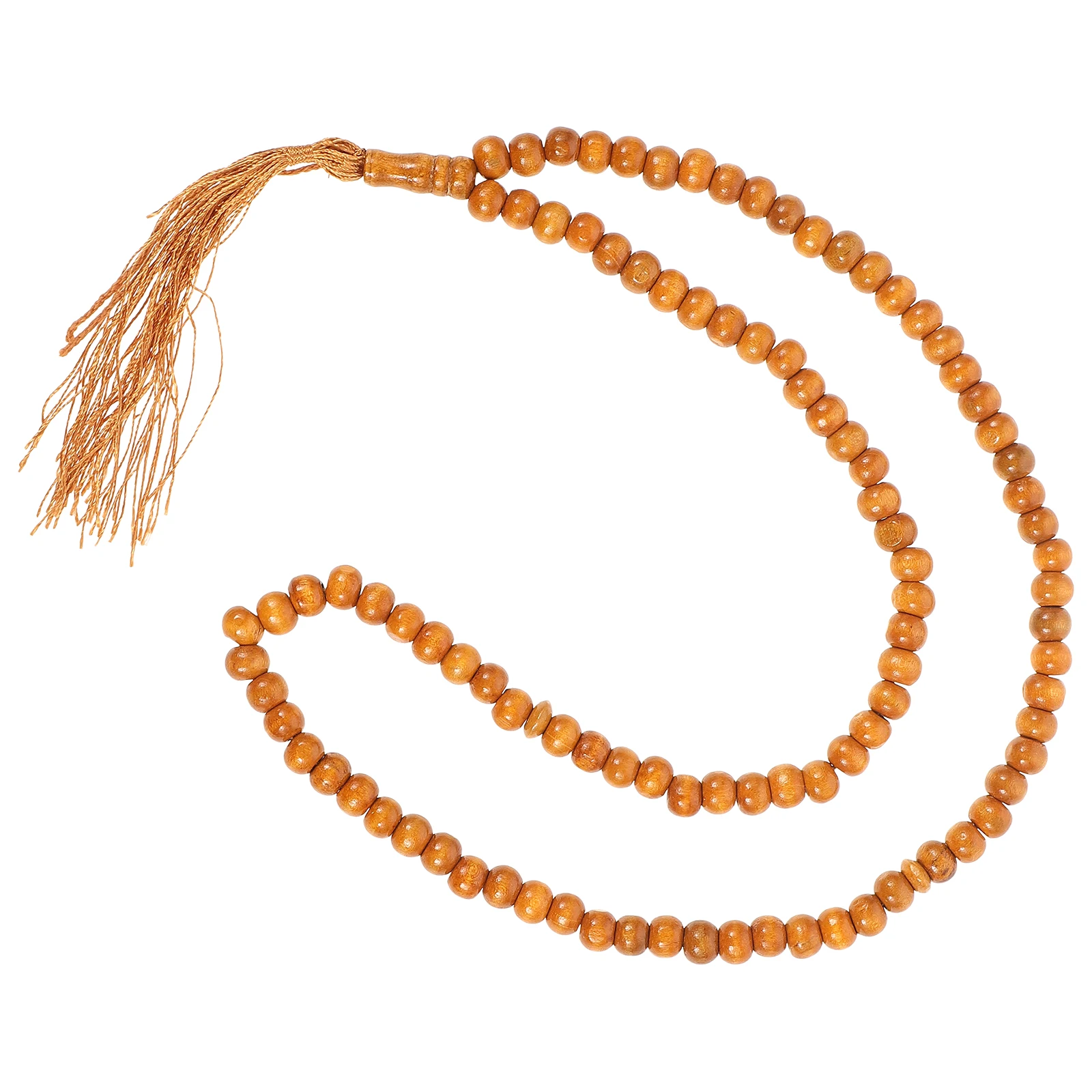 

Crystal Bead Rosary Necklace Delicate Hanging Islamic Prayer Beads Muslim Festival Premium Material Daily Use Long Lasting