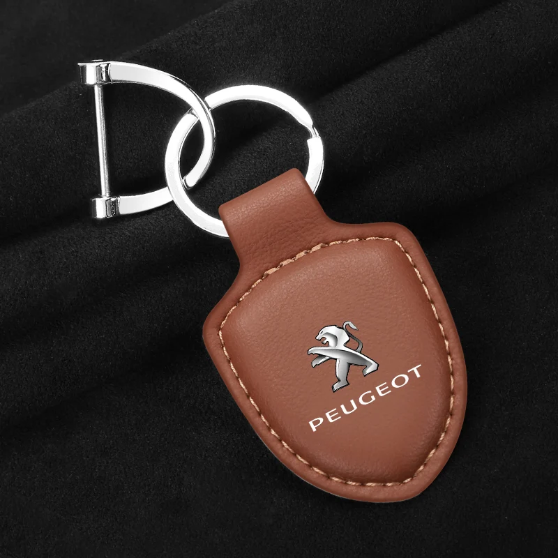 Car Styling Key Chain Keychain For Peugeot 206 308 307 207 208 508 RCZ 107 406 407 2008 3008 4008 5008 Auto Keyring Accessories