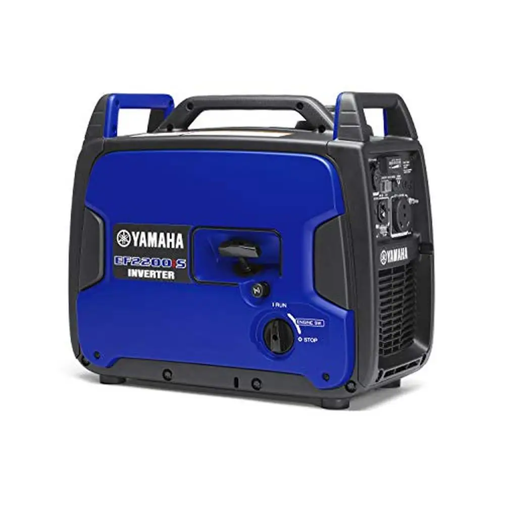 2200W Portable Inverter Generator with Yamaha Engine Quiet Technology RV Outlet DC Outlet LED Display Camping Power Supply