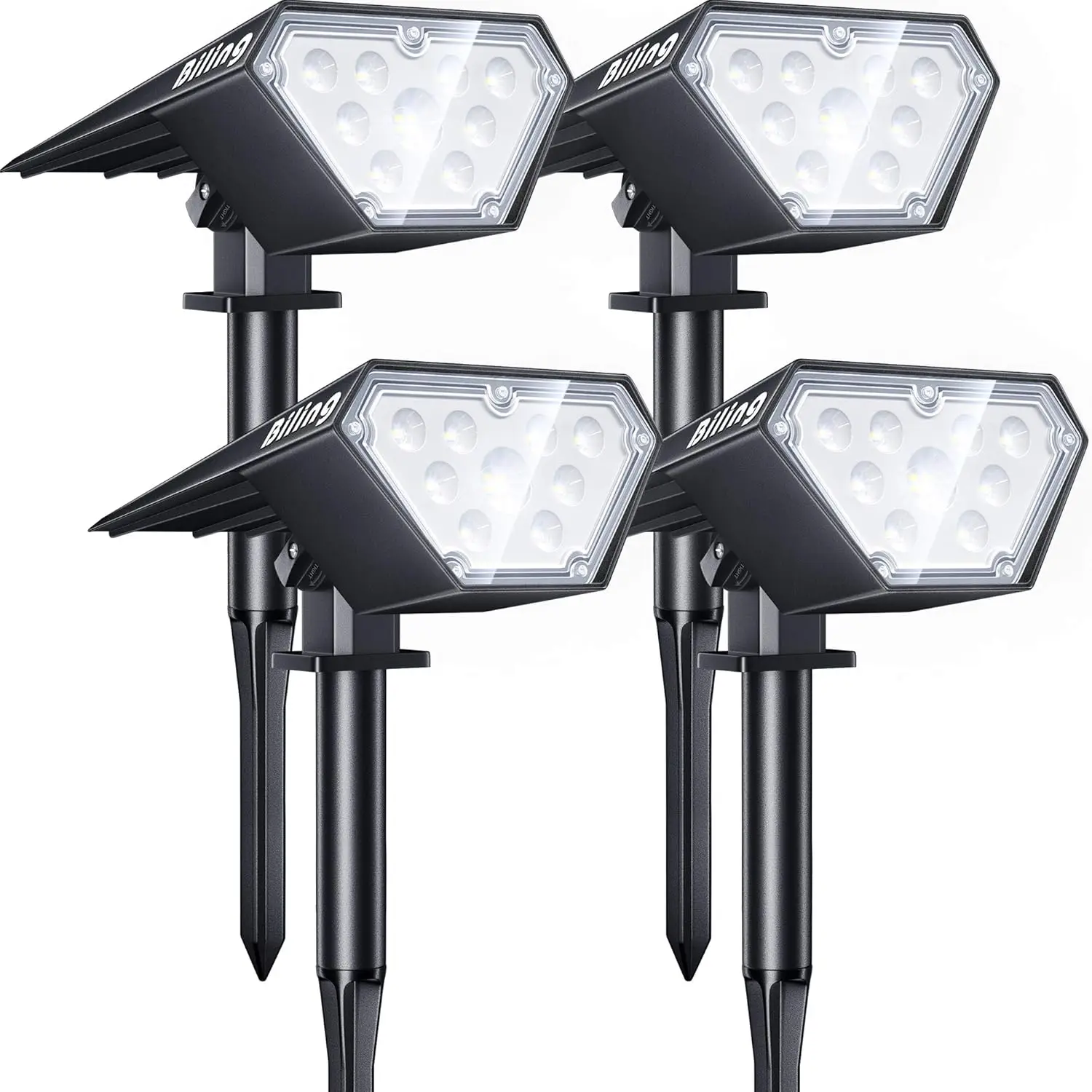 Patio Lighting Alloy Aluminum 5in IP65 Waterproof 12 Pack Year Round Green