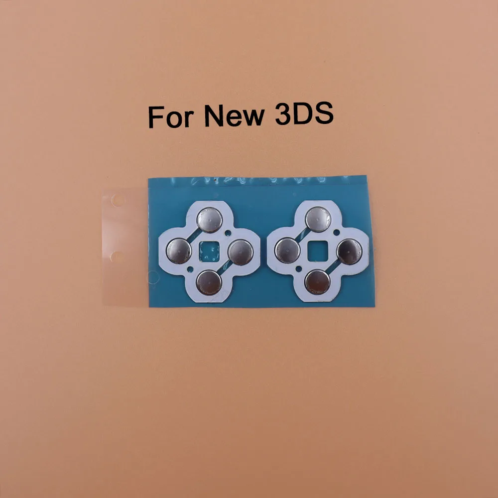2 قطعة D-الوسادة زر لوحة موصلة معدنية ملصق لوحة دارات مطبوعة ل Xbox one/Xbox one S 3DS XL جديد 3DS XL مفاتيح الاتجاه التبديل