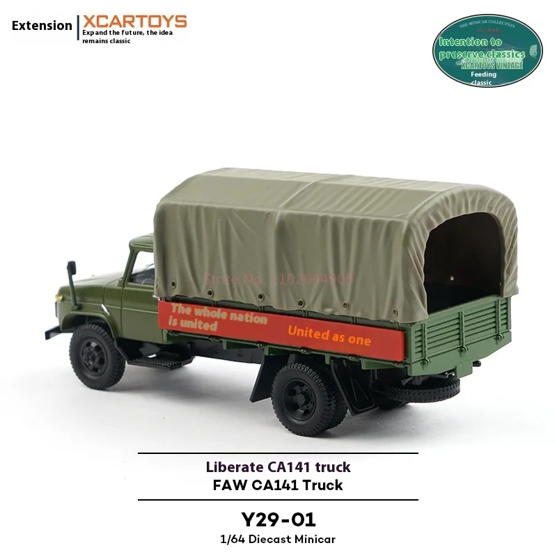 Xcartoys 1:64 Bevrijding Ca141 Vrachtwagen Auto Legering Speelgoed Motorvoertuig Diecast Metaal Model Voor Kinderen