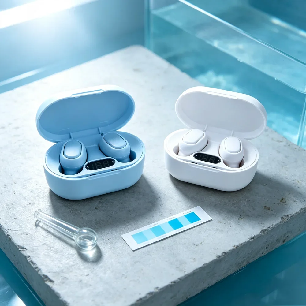 TWS Wireless Earphones Fone Bluetooth Headphones Create Vivid Sound Details, Sensitive Touch Panel, Steady Link for Podcasts