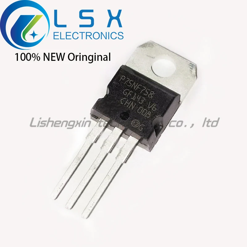 New/10pcs STP75NF75 STP75N75 P75NF75 75NF75 75N75 - MOSFET N-CH 75V 80A 300W TO-220-3(TO-220AB)