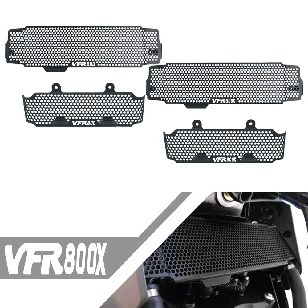 VFR 800 X For Honda VFR800X VFR800 Crossrunner 2023 2022 2015 2024 Motorcycle Radiator Grille Guard Cover and oil cooler Cover