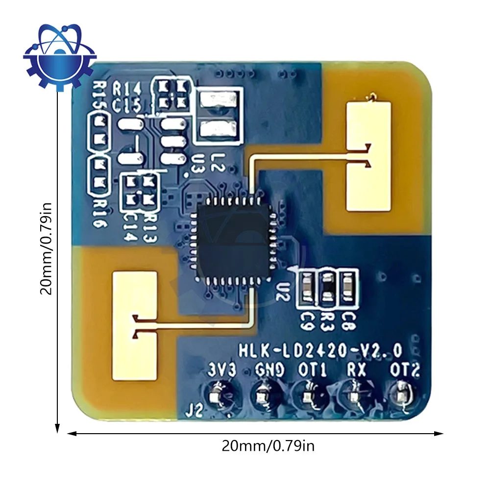 Capteur intelligent de mouvement micro de technologie de capteur de présence humaine de radar de la HLK-LD2420 24G MilliConstrucWave pour le