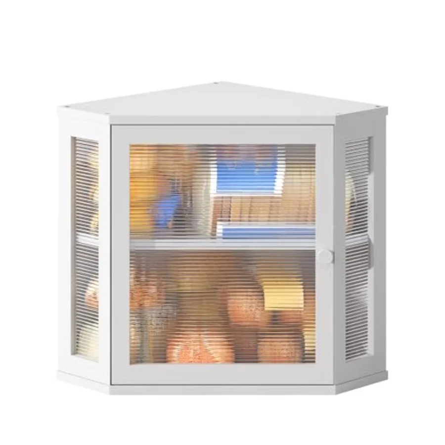 

Угловая хлебница для кухонной столешницы, двухъярусная, из бамбукового дерева, большая емкость, контейнер для хранения хлеба