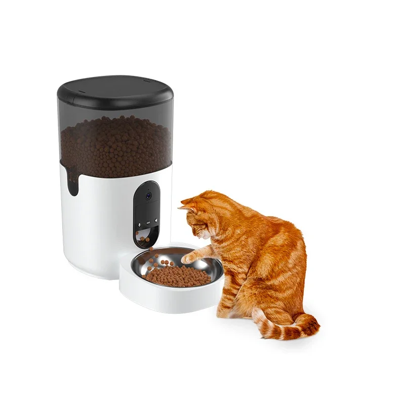 

RTS Wholesales factory direct 2.4G 5G IOS android dog cat food water bowl with wifi pet dispenser pet feeder