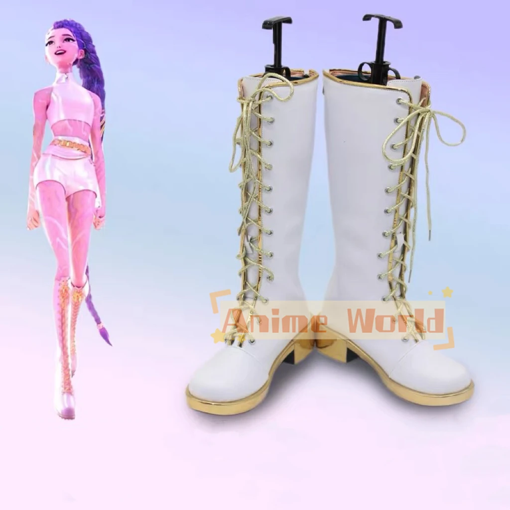 Kinder Erwachsene Jungen Mädchen Kpop Mira Rumi Zoey Cosplay Schuhe Stiefel Halloween Karneval Party Weihnachten Maßgeschneiderte Karneval Requisiten