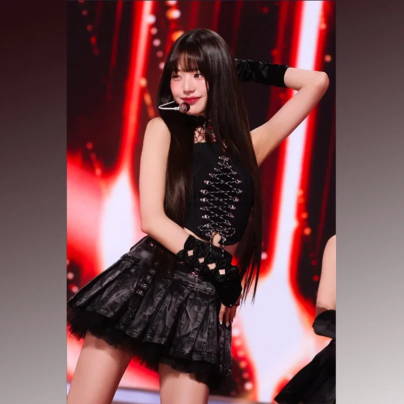 

2024 New South Korean Idol Girl's Group Stage Performance Outfit Singing Costume Jazz Dance Clothes K-Pop Stage Costume VBH108