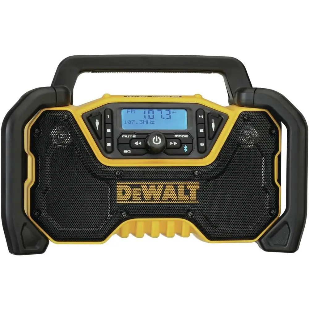 

12V/20V MAX Portable Bluetooth Radio, Cordl, 100 t Range, 3.5” Subwooers, Jobsite (DCR028B)