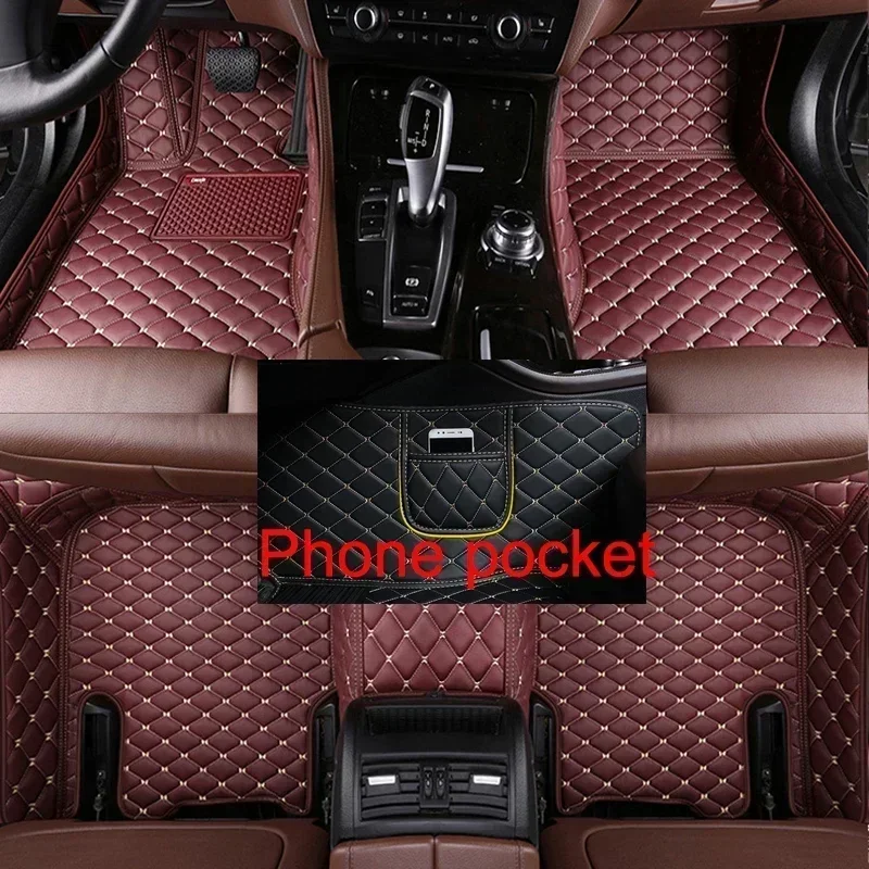 Custom Style Full Coverage Car Floor Mats for Mercedes Benz C class S204 2010-2013 S205 C204 C205 2016-19 Car Accessories Carpet view 5