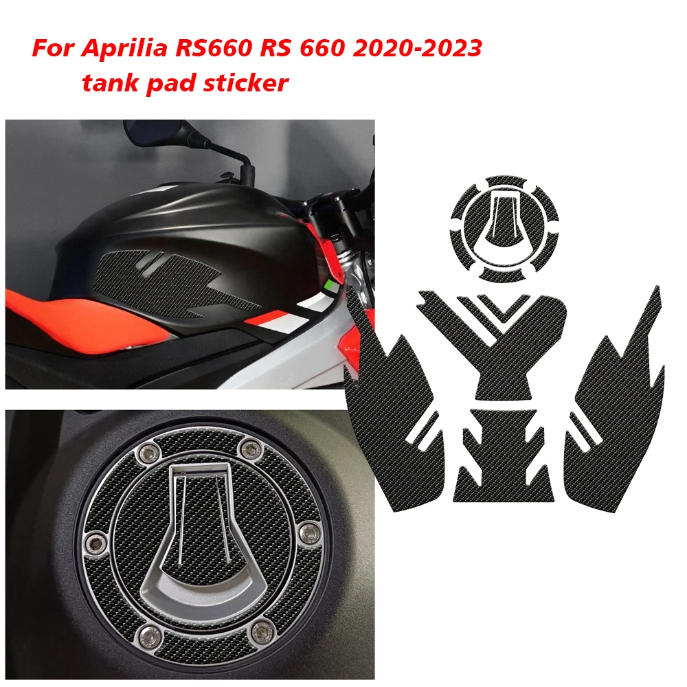 Autocollants de protection d'huile 3D imperméables pour Aprilia, RS 660, Fuel Previous Pad, RS 660, 2020-2023