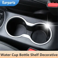 For Jeep Compass 2017 - 2020 ABS Water Cup Bottle Frame Holder Organizer Car Interior Glass Shelf Container Accessories