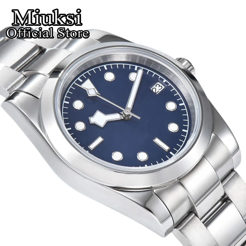 Miuksi Personalization NH35 36mm 39mm Mechanical Watch Fit NH35 Movement Automatic Sapphire Waterproof Wristwatch