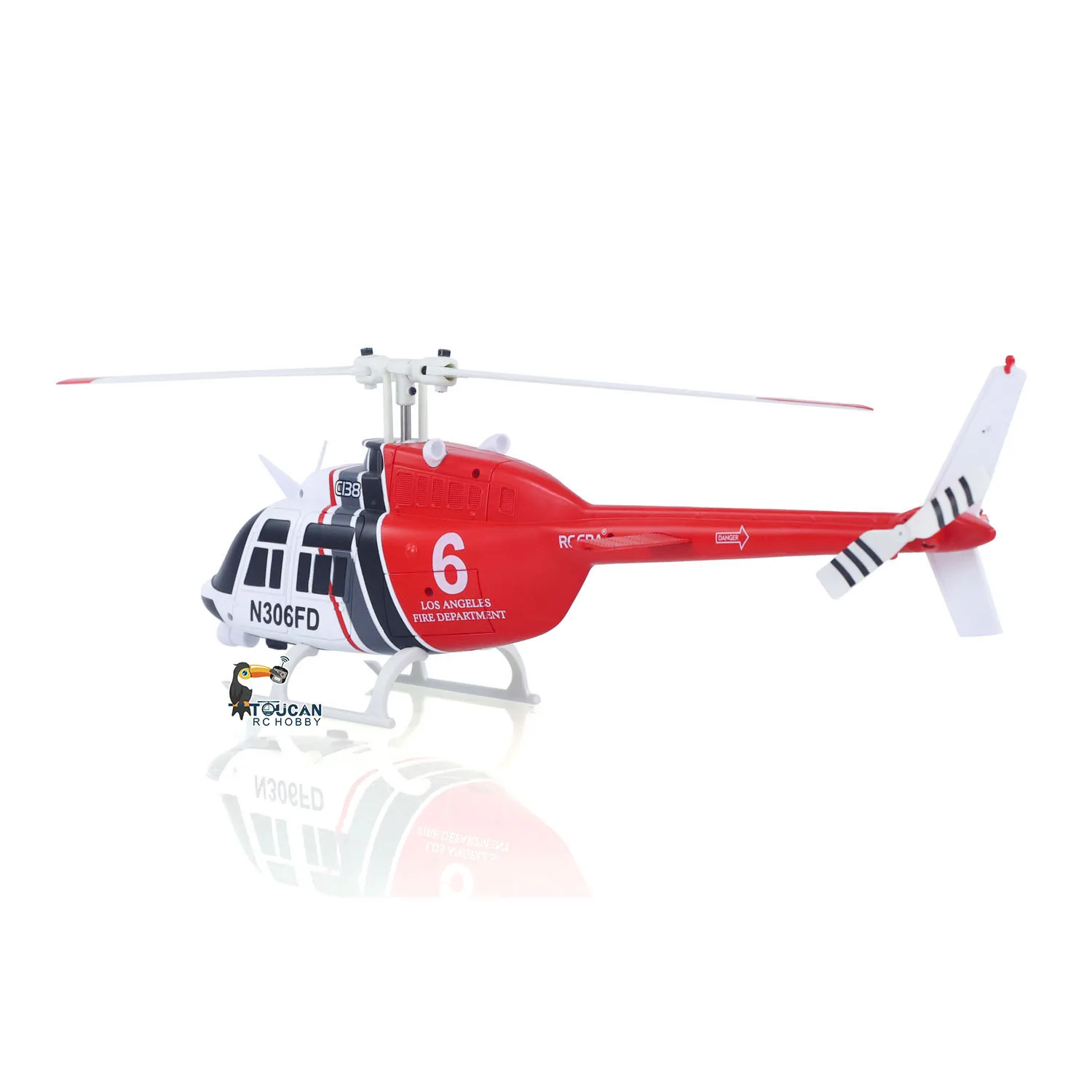 Novo helicóptero c138 rc bell206 simulação 2.4g controle remoto dublê aeronave 6 eixos giroscópio servo mini brinquedo crianças