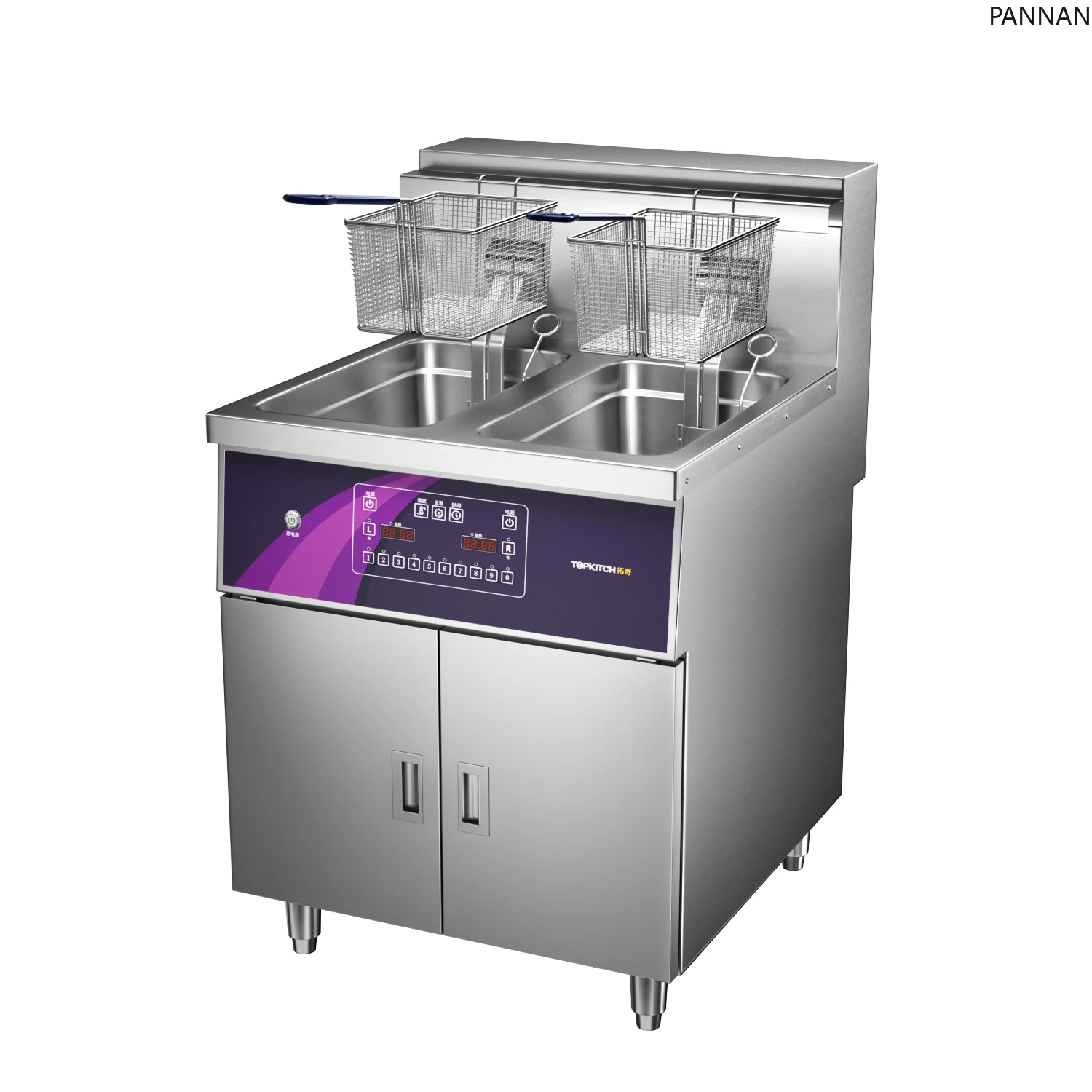 

Commercial vertical electric fryer double-cylinder large-capacity frying machine and equipment 42 liters