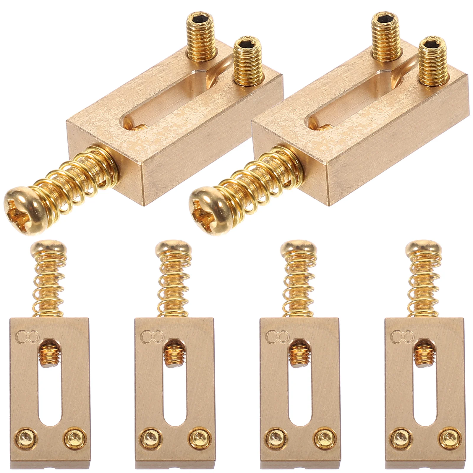 

Electric Guitar Bridge Tremolo Saddle Replacement Parts Accessories Creative Design for Guitarists Adjust Height Pitch Easily