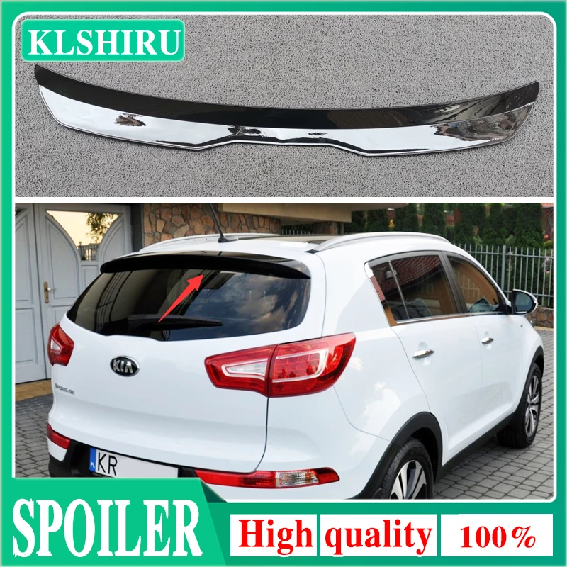 Rear Roof Lip Spoiler For Kia Sportage R 2010 -2017 ABS Color Car Tail Wing Decoration Hatchback Spoiler