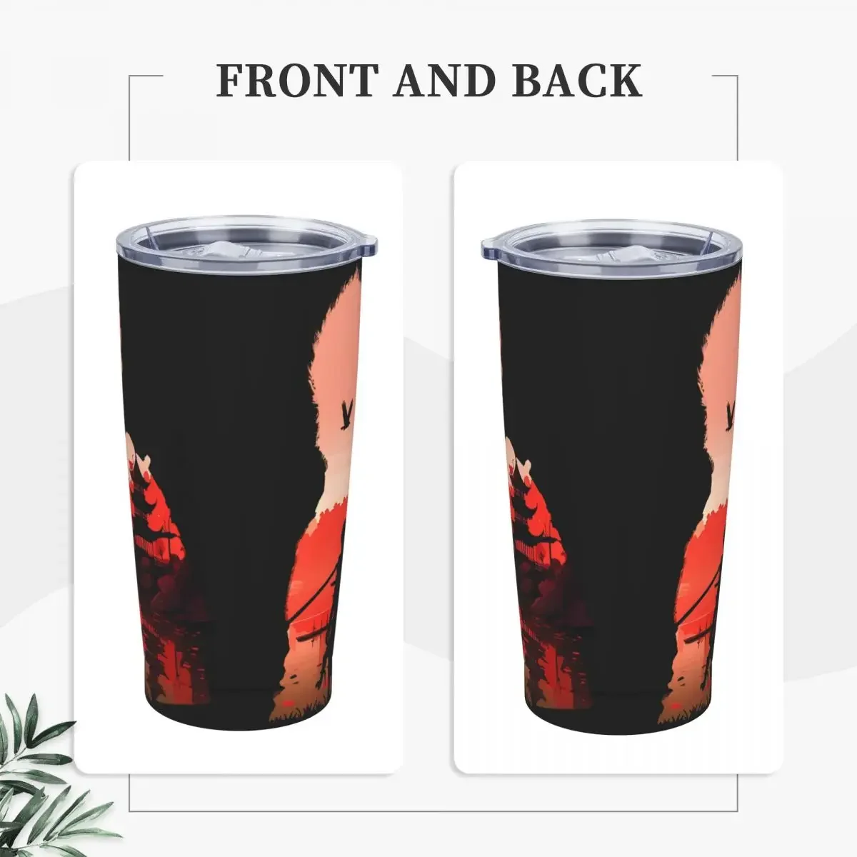 Black Myth Wukong Gaming Insulated Tumbler with Straws 2024 New Game Stainless Steel Coffee Mugs Office Home Car Bottle Cup 20oz