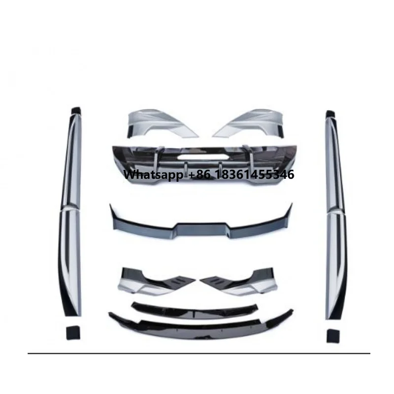 

Automobile Bodykit Retrofit Car Sets Body Kit Rear Wing Stabilizer Car Kits +PP+ ABS Rear Front Spoilers