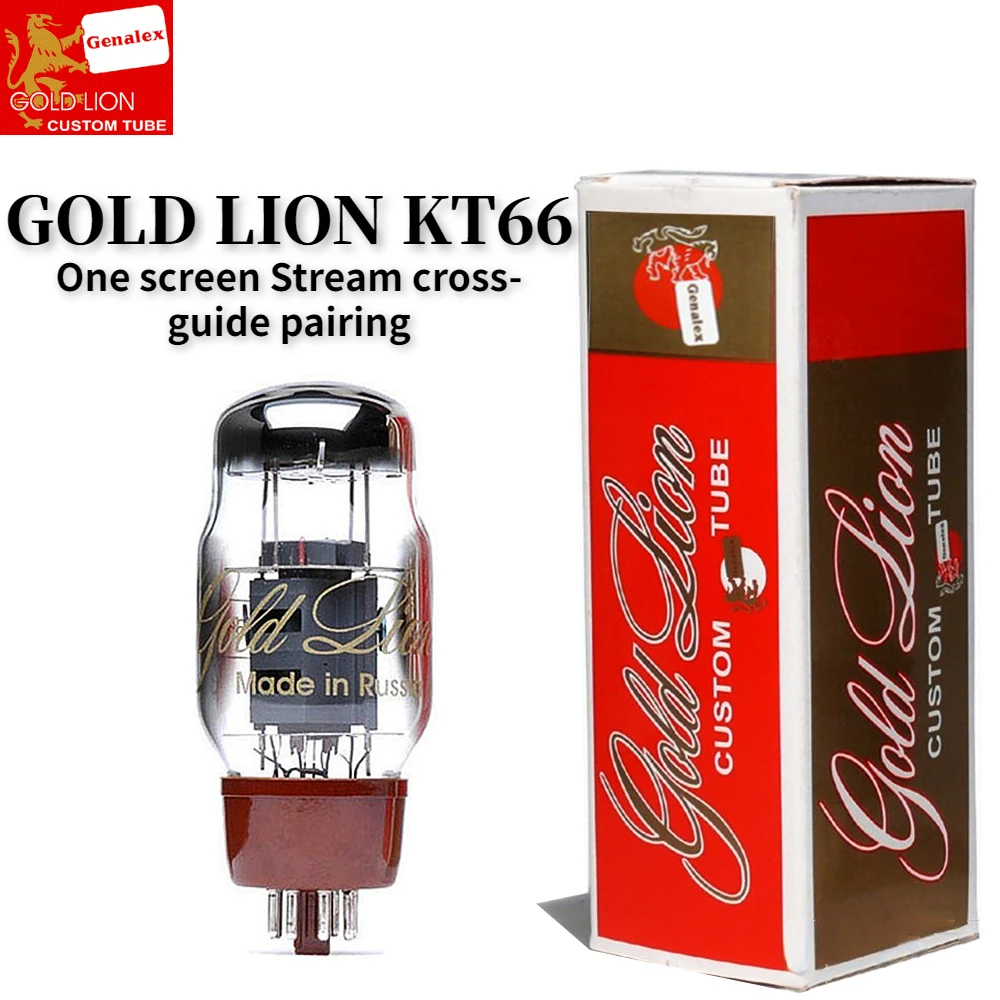 GOLD LION KT66 Vacuum Tube HIFI Audio Valve Replace EL34 5881 6L6 Electronic Tube Amplifier Kit DIY Genuine Match Quad